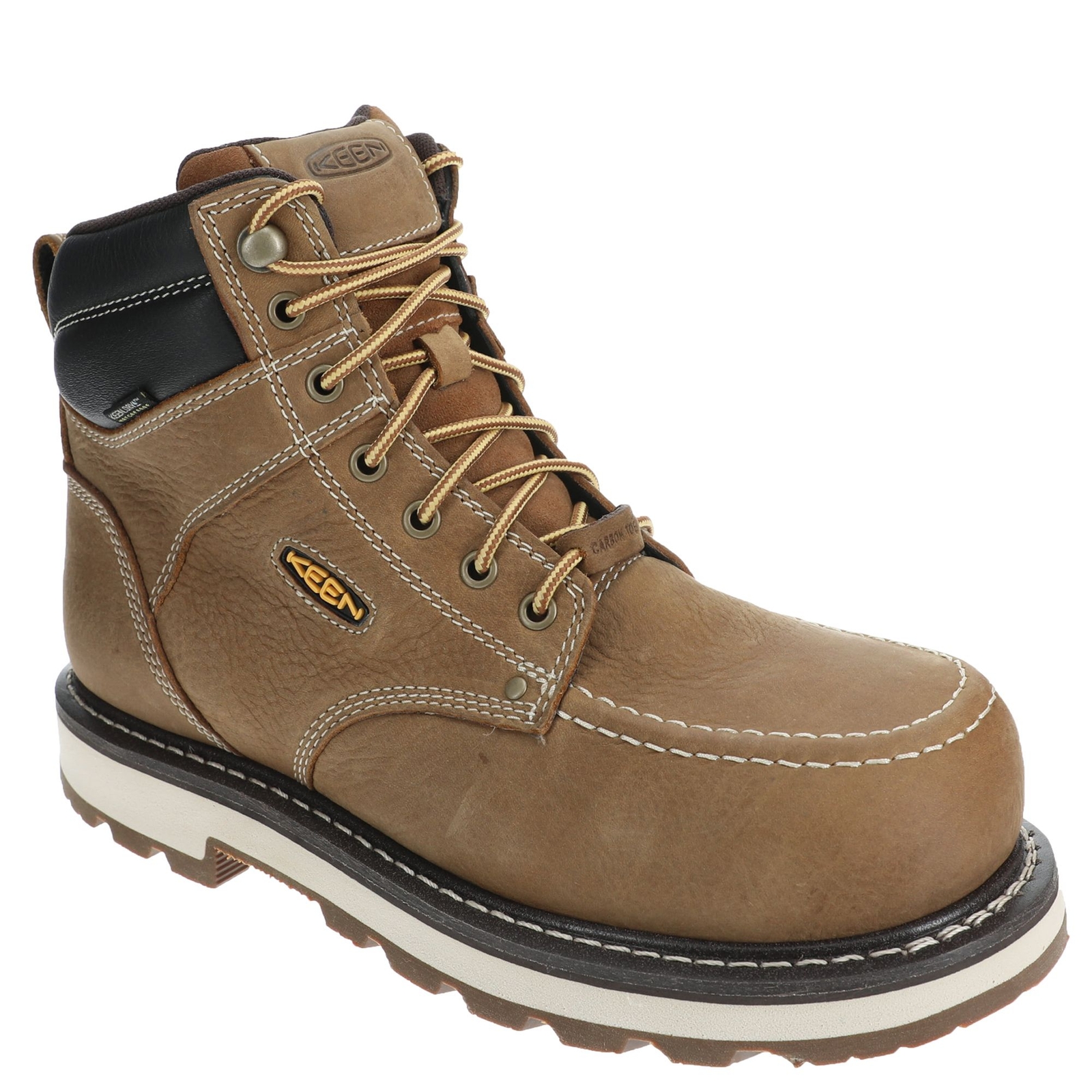 Keen Utility Cincinnati 6" WP 90° Heel Boot - Mens 8.5 Brown Boot E2