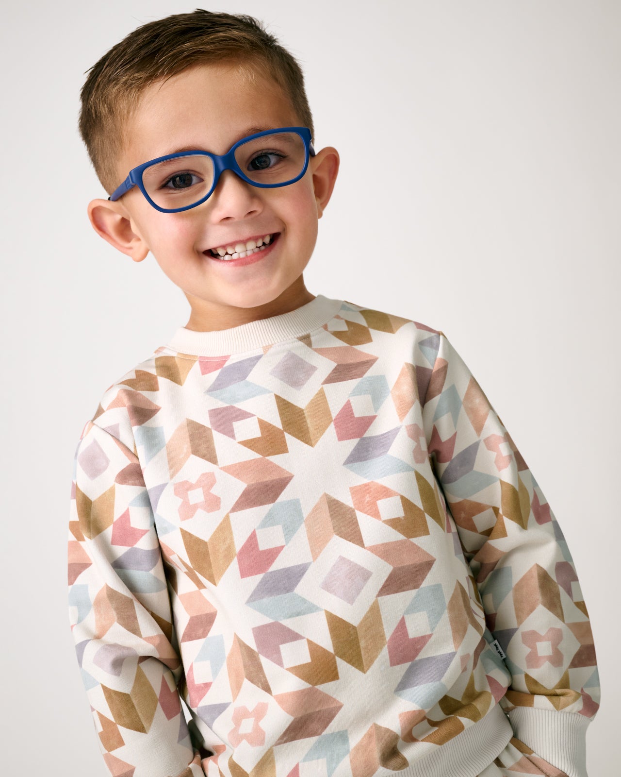 Kaleidoscope Dreams Kids Bamboo Crewneck Sweatshirt - 10