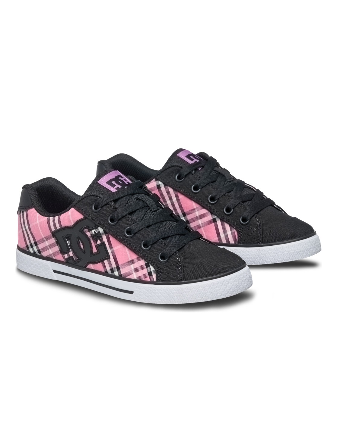 Sneaker DC SHOES "Chelsea", Damen, Gr. 8(39), pink base, Obermaterial:Obermaterial: Textil / Futter: Textil / Außensohle: Gummi;, Schuhe Sneaker