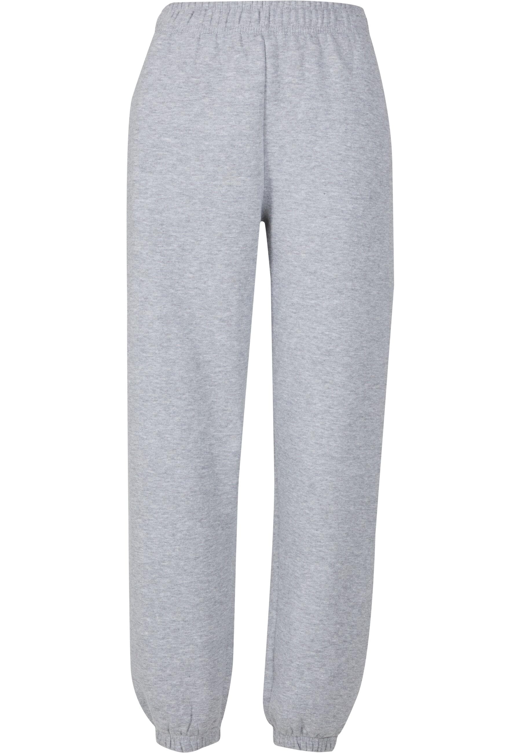Jogginghose URBAN CLASSICS "Urban Classics Ladies Basic Essential Sweatpants", Damen, Gr. 4XL, US-Größen, erdgrau, 70% Baumwolle, 30% Polyester, unifarben, normal, Hosen Jogginghose