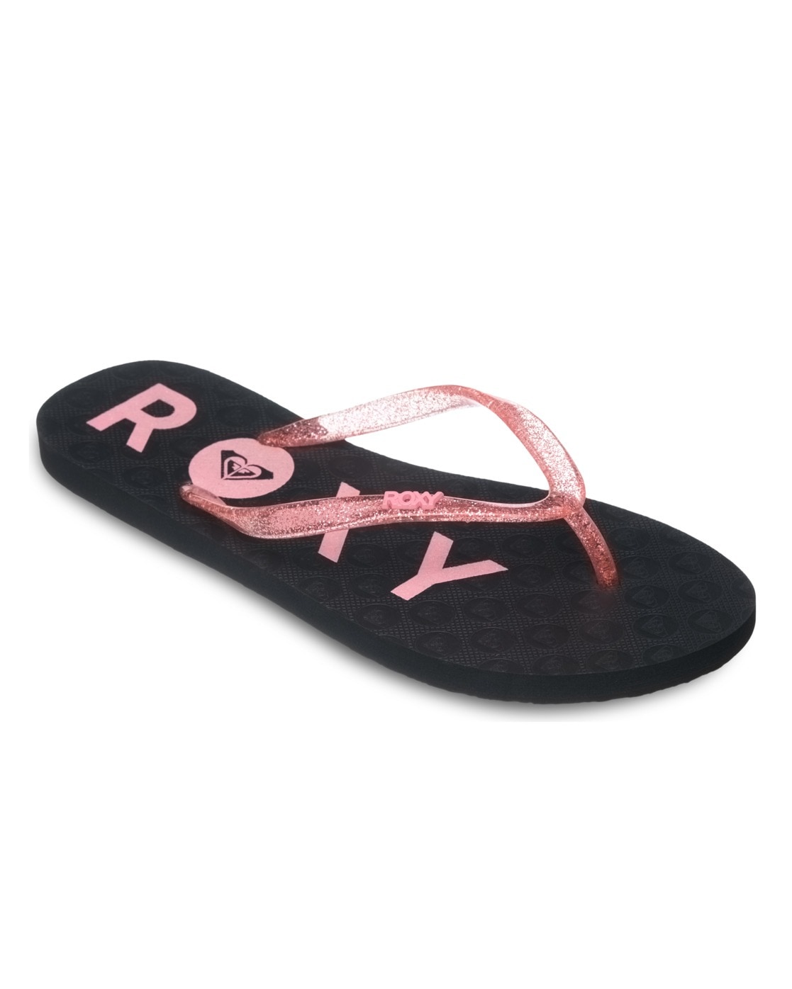 Sandale ROXY "Viva Sparkle", Damen, Gr. 8,5(39), plumeria, Obermaterial:Obermaterial: 98% Synthetikmaterial, 2% Metall / Futter: 100% Synthetikmaterial / Außensohle: 100% Moosgummi;, Schuhe Sandale