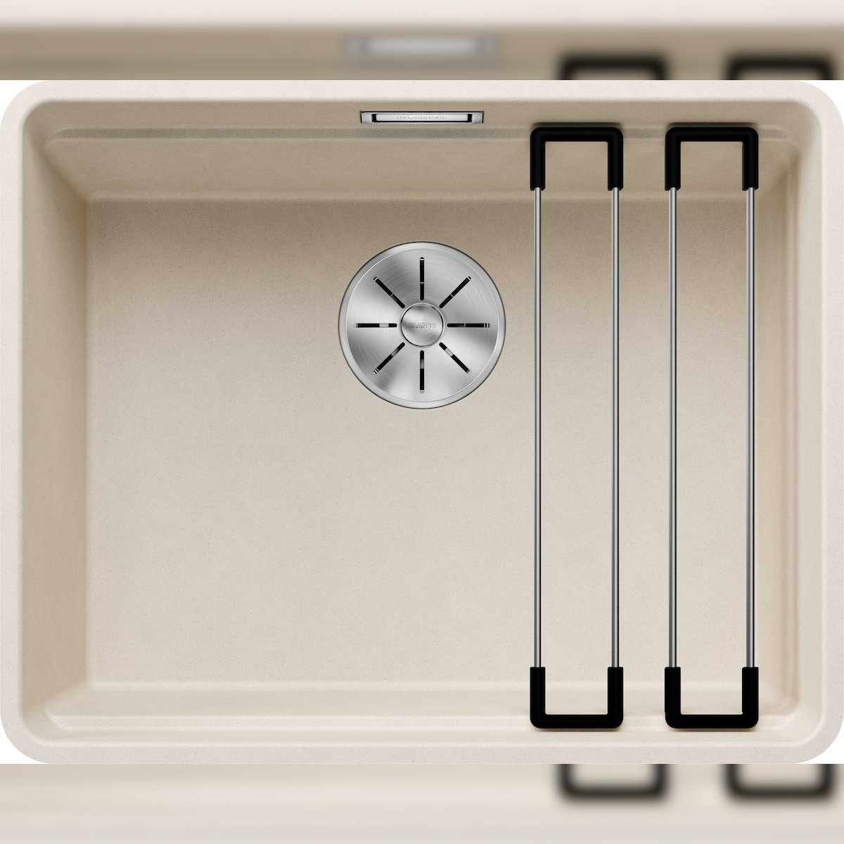 BLANCO GmbH + Co KG BLANCO ETAGON 500-F Einbauspüle SILGRANIT softweiß ab 60 cm Image