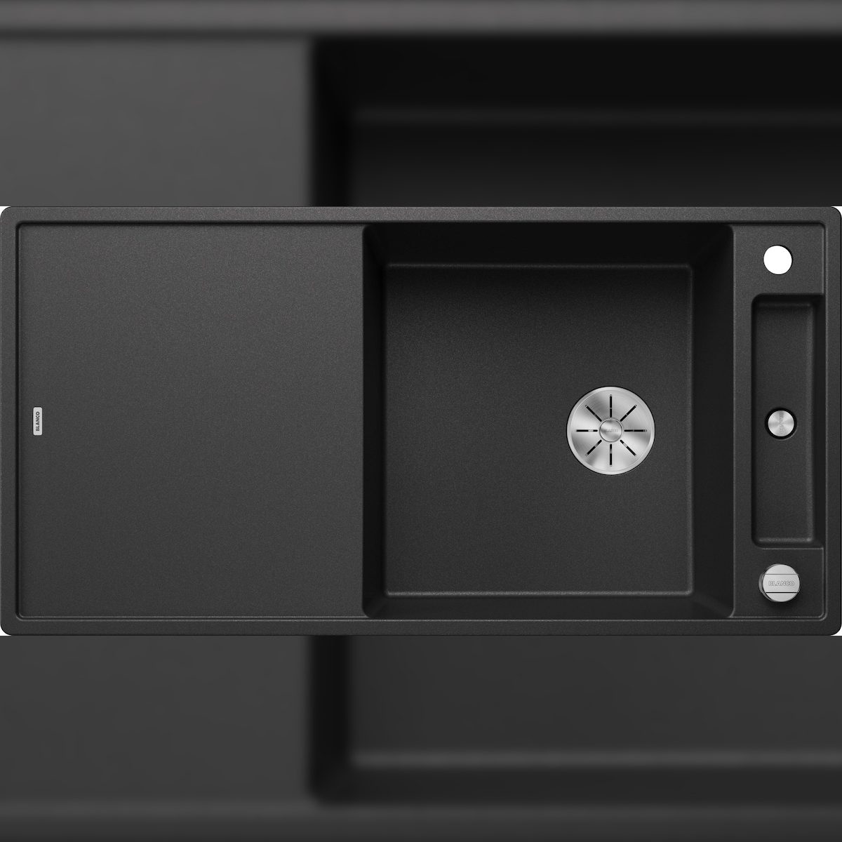 BLANCO GmbH + Co KG BLANCO AXIA III XL 6 S Einbauspüle SILGRANIT anthrazit ab 60 cm mit Brett