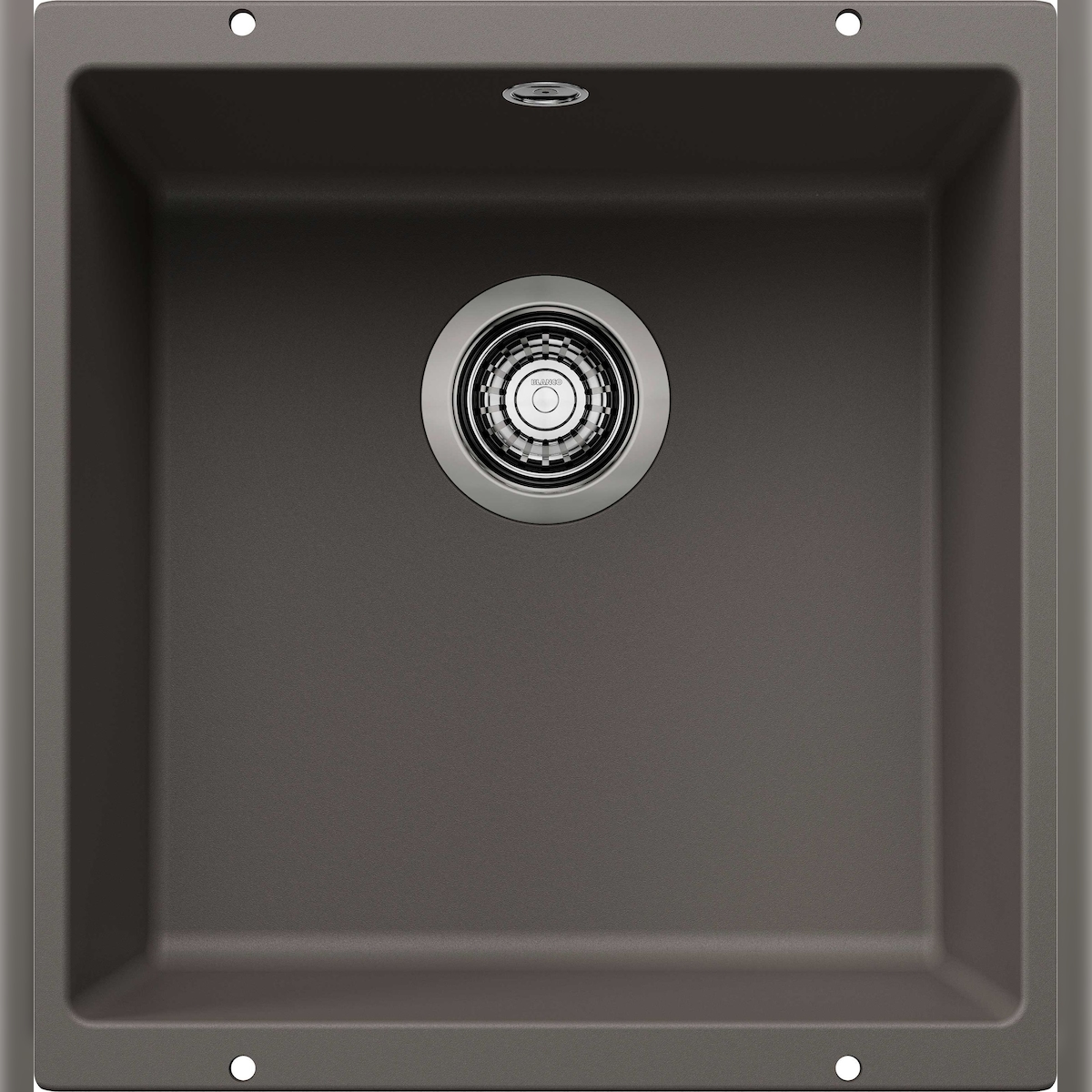 BLANCO GmbH + Co KG BLANCO ROTAN 400-U Einbauspüle SILGRANIT vulkangrau ab 50 cm