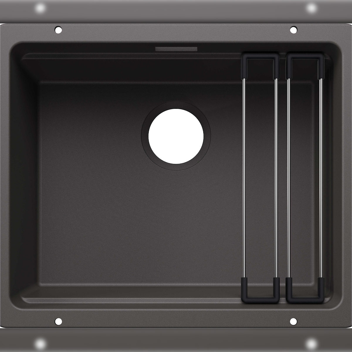 BLANCO GmbH + Co KG BLANCO ETAGON 500-U Einbauspüle SILGRANIT felsgrau ab 60 cm