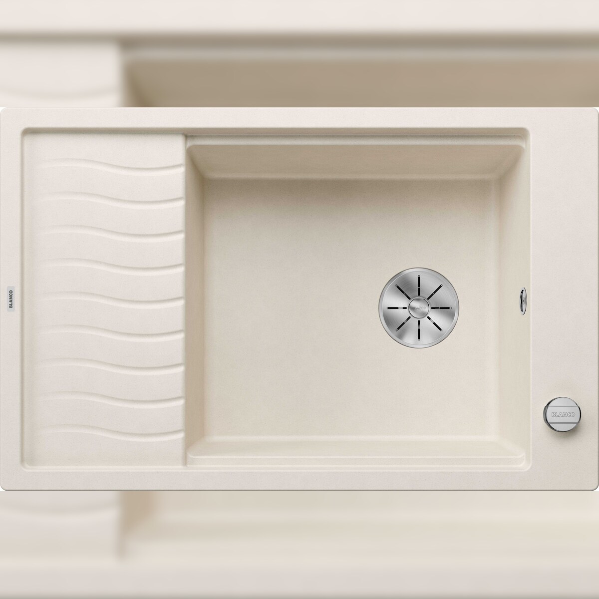 BLANCO GmbH + Co KG BLANCO ELON XL 6 S Einbauspüle SILGRANIT softweiß ab 60 cm Excenter Image