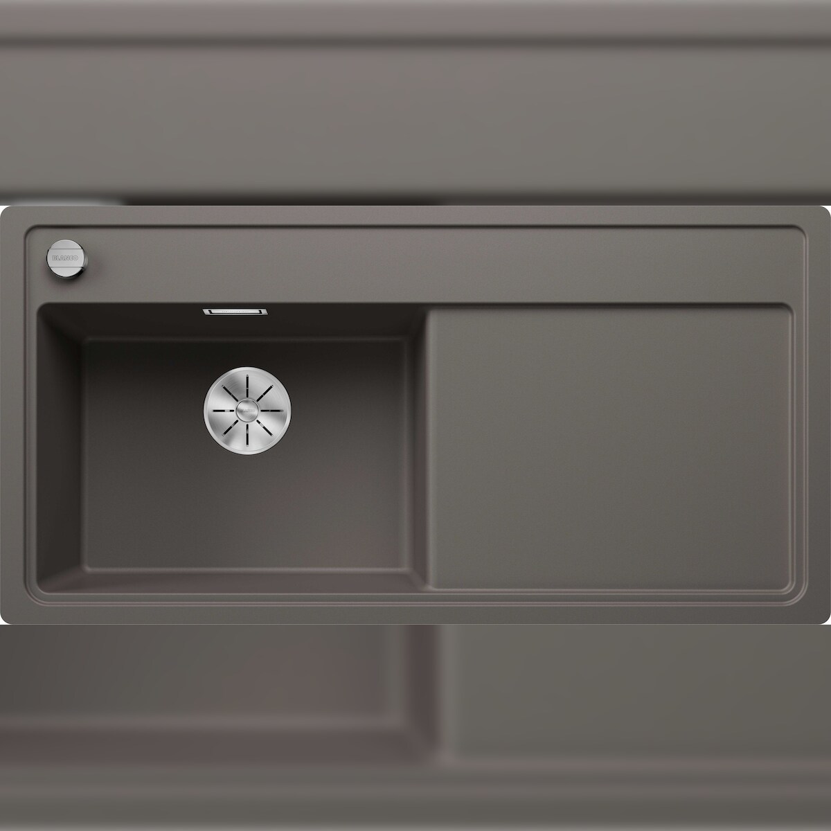 BLANCO GmbH + Co KG BLANCO ZENAR XL 6 S-F Einbauspüle SILGRANIT vulkangrau ab 60 cm Excenter Image
