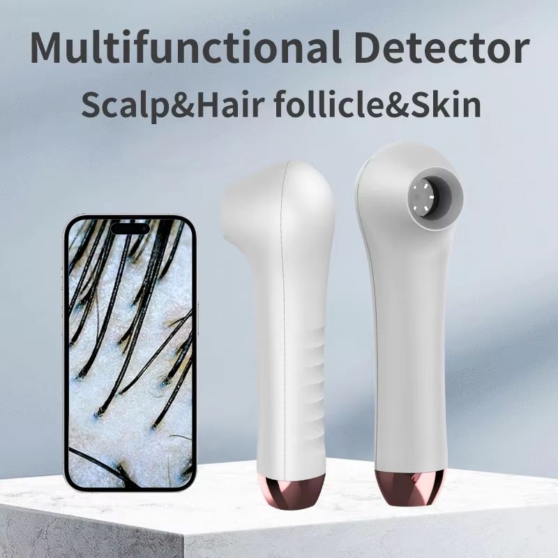 2025 HD Scalp And Skin Analyzer With Hair Follicle Detection And Medical Grade Magnifier no Box