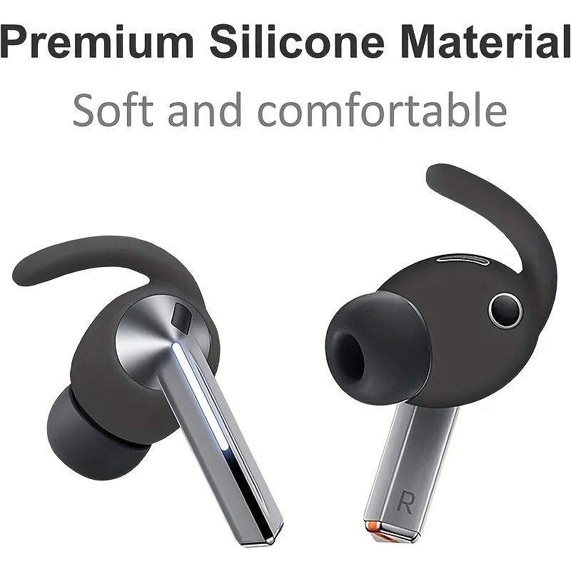 Silicone Sport Ear Hooks For Galaxy Buds 3 Pro transparent 2 Pairs