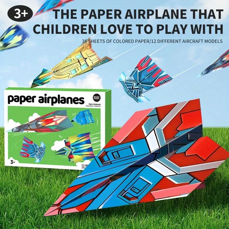 36 Piece Paper Folding Planes And 12 Cool Models Set 36 Piece Paper Folding Planes And 12 Cool Models Set