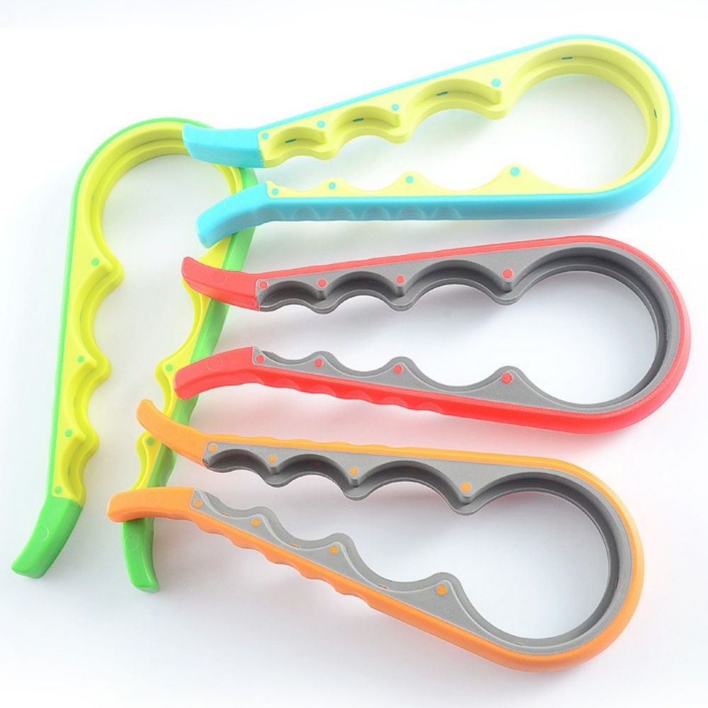 Kitchen Jars Opener, Universal Bottle Cap Opener, Effortless Jar Opener For Easy Open Bottles And Lids orange