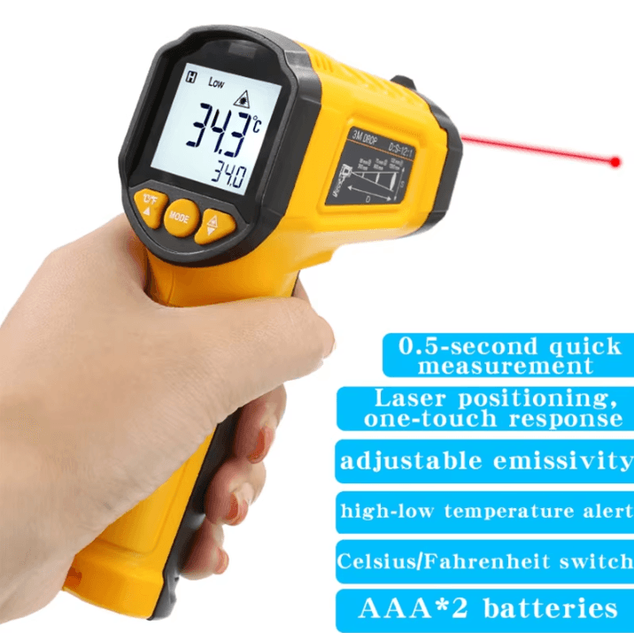 TS380 Infrared Non Contact Thermometer High Precision Handheld Electronic Temperature Gauge (TS600) ts600