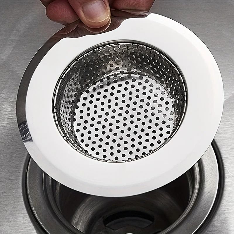 Stainless Steel Kitchen Sink Filter 4.5 Inch Diameter 304 Stainless Steel Drain Strainer For Kitchen Sinks coarse Mesh 9 Cm