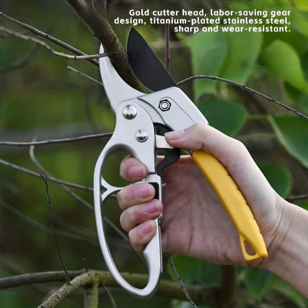 G85 Pulley Driven Garden Pruning Shears Labor Saving Segmented Branch Cutter For Smooth, Powerful Tree Trimming g85