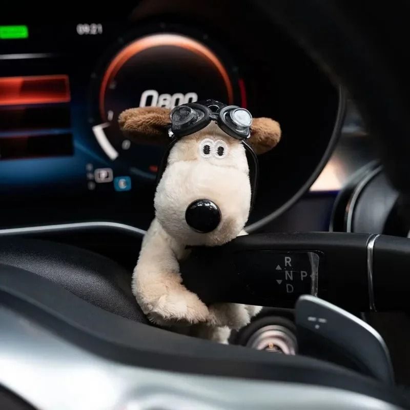 Plush Puppy Car Wiper Decoration Cute Dashboard Dog Accessory Plush Puppy Car Wiper Decoration Cute Dashboard Dog Accessory
