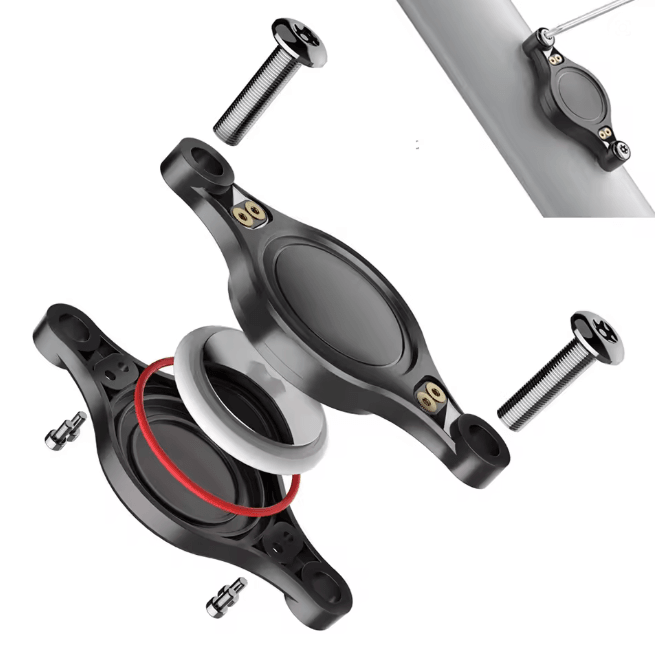 Hidden AirTag Bike Mount Waterproof Anti Theft Tracker Holder blue