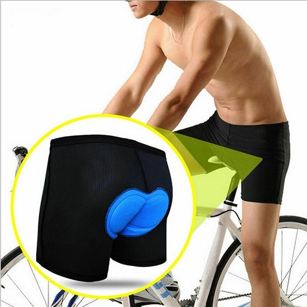 Cycling Shorts For Men Women, Bicycle Bike Underwear Pants With Sponge Gel 3D Padded 2xl