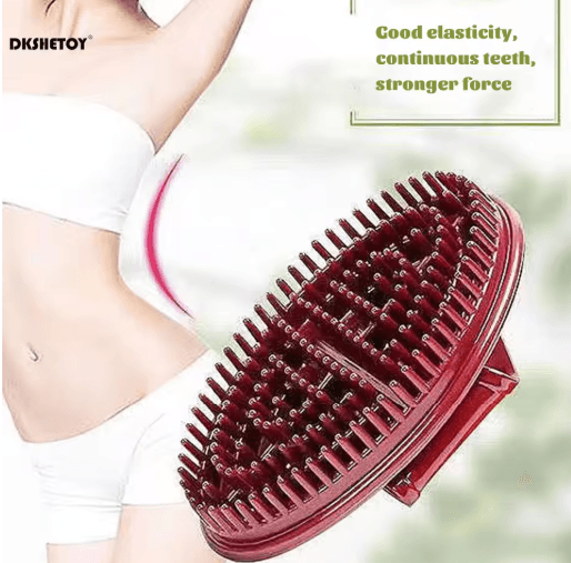 Five Elements Body Spa Massage Brush Soft Handheld Massage Comb For Salon And Home Use purple A 1pcs