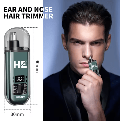 HIENA Electric Nose Hair Trimmer Rechargeable Mini Grooming Trimmer For Nose Ear And Eyebrow orange