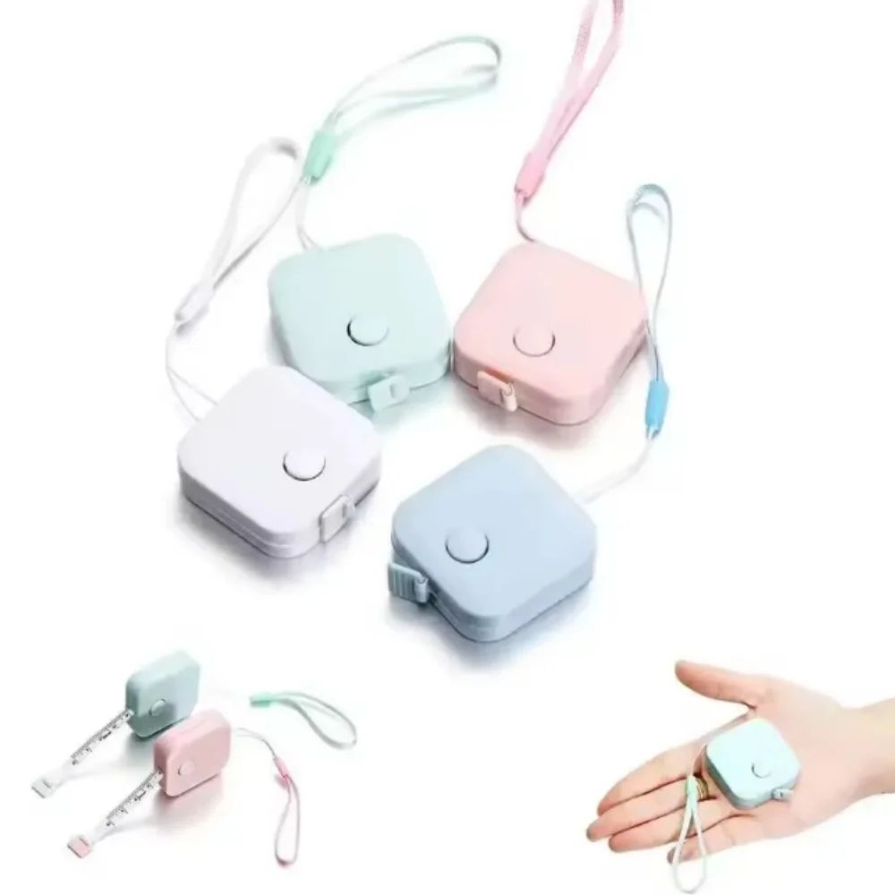 1.5m Portable Body Measuring Tape Mini Tailor Tape For Waist, Clothes & Fitness Tracking blue