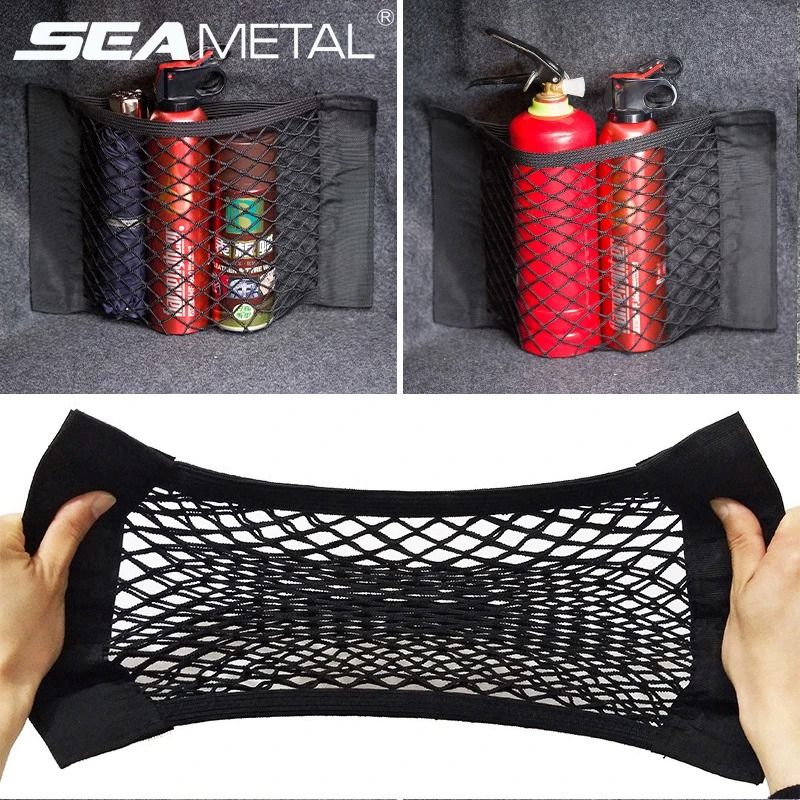 Universal Car Trunk Mesh Organizer Seat Back Storage Net 60x25
