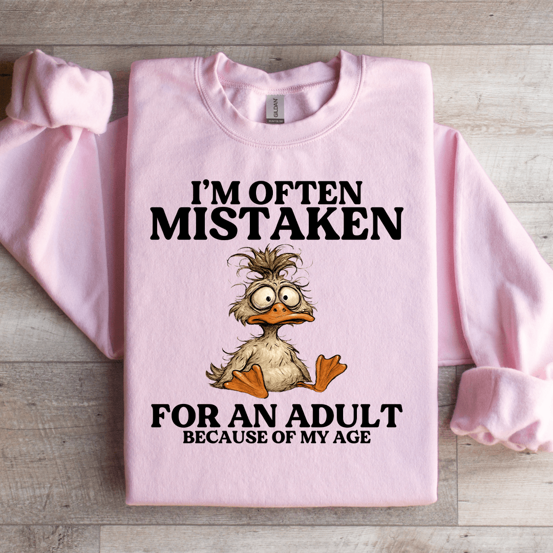 I'm Often Mistaken Sweatshirt M Black