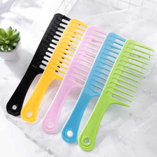 Wet Curly Hair Brush Detangling Comb For Curly Hair Salon Hair Styling Tool Brush For Thick Wavy Hair black