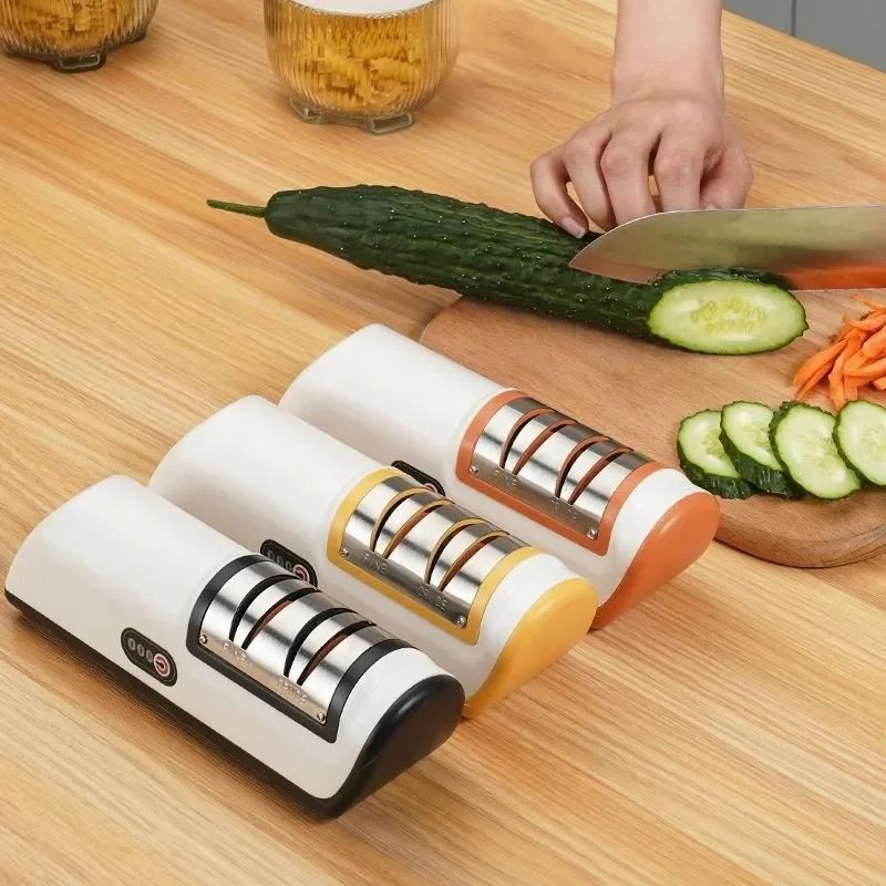 Multifunctional Electric Knife Sharpener black