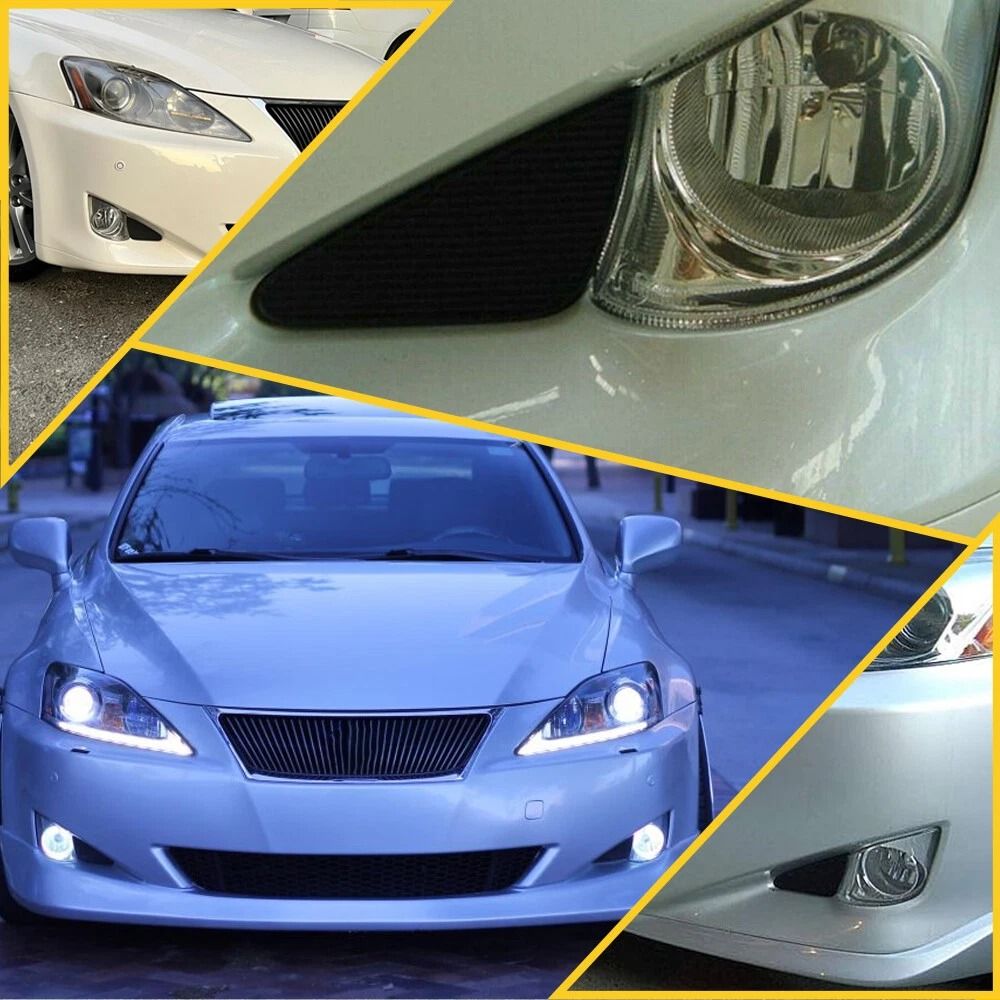 Front Fog Light Cover Cap Trim, Protect Fog Lamps, Durable And Easy Installation, Left And Right Side, Superior Quality Front Fog Light Cover Cap Trim, Protect Fog Lamps, Durable And Easy Installation, Left And Right Side, Superior Quality