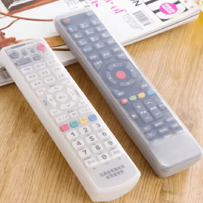 Silicone Remote Control Cover TV & Air Conditioner Dust Protection Flexible Storage Sleeve 8.27 1.93 0.75 Inches