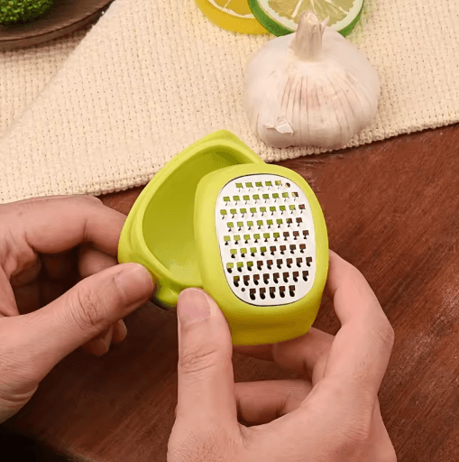 Stainless Steel 4in1 Manual Grater And Slicer Compact Zester And Shredder For Kitchen Prep 1pc Random Color