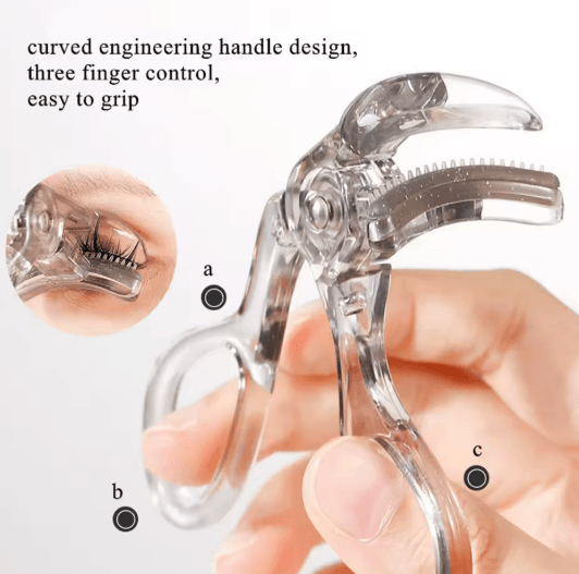 Wide Angle Partial Eyelash Curler Portable One Clip Lash Styling Tool Wide Angle Partial Eyelash Curler Portable One Clip Lash Styling Tool