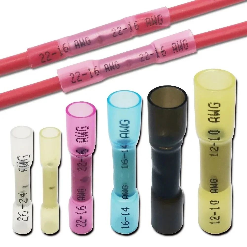 Industrial Waterproof Heat Shrink Wire Connectors pink 100pcs