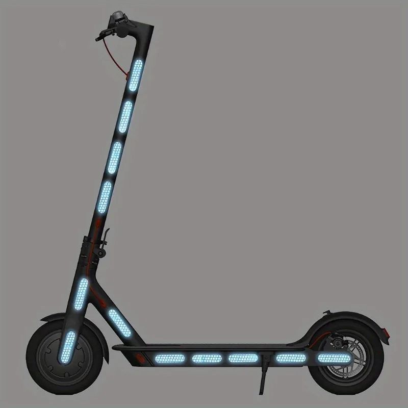 Reflective Safety Stickers For Electric Scooters yellow