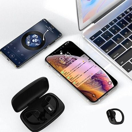 Bluetooth Headset, Wireless Earbuds, Stereo Ear Hook Headphones For Comfort And Sound Quality Bluetooth Headset, Wireless Earbuds, Stereo Ear Hook Headphones For Comfort And Sound Quality