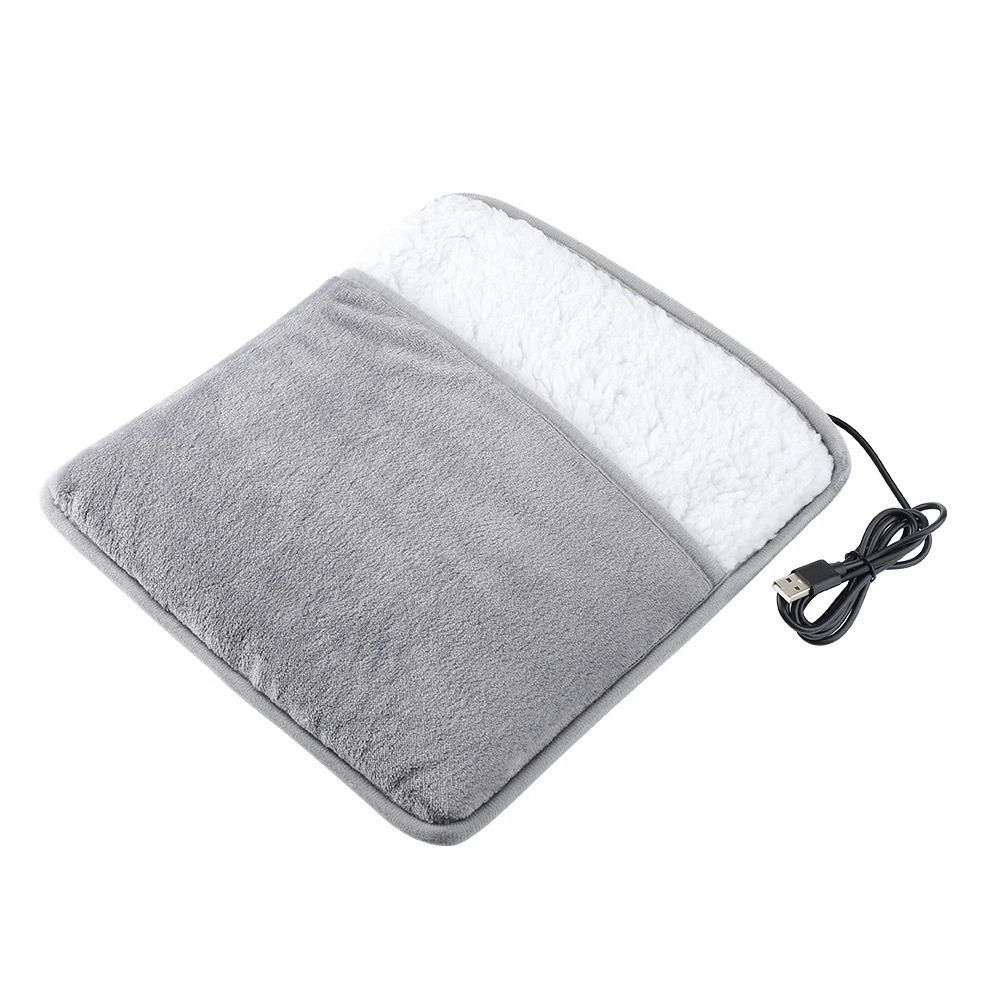 USB Electric Foot Warmer Plush Heating Pad Portable Winter Foot Warming Mat USB Electric Foot Warmer Plush Heating Pad Portable Winter Foot Warming Mat
