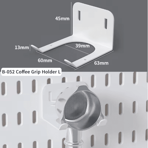 DIY Pegboard Wall Organizer Kit Modular No Drill Hanging Panels For Craft Rooms white Storage Box C