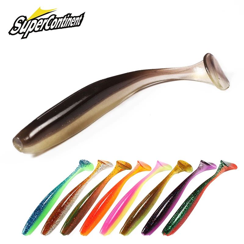 Supercontinent Shiner Soft Paddle Tail Swimbait Set (50 75 100mm) For Pike & Bass r 50mm 20pcs