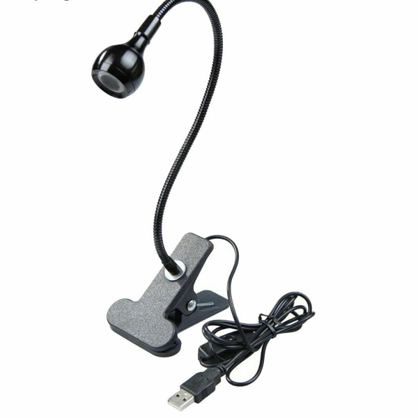 Adjustable LED USB Reading Lamp, Clip on Book Light For Desk, Bed, Computer Adjustable LED USB Reading Lamp, Clip on Book Light For Desk, Bed, Computer