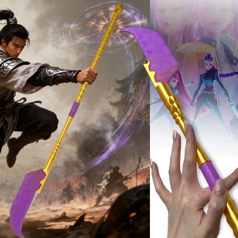 Rumi Cosplay Sword Replica Collapsible Anime Weapon Prop For Halloween & Conventions b