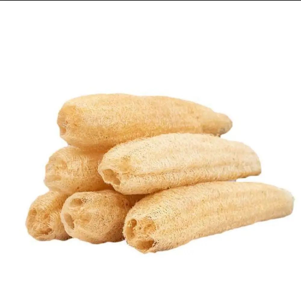 Natural Loofah Luffa Sponge Long Plant Based Dishwashing & Bath Scrubber | Non Stick Safe, Super Absorbent Pot Brush 13.78 15.75 In