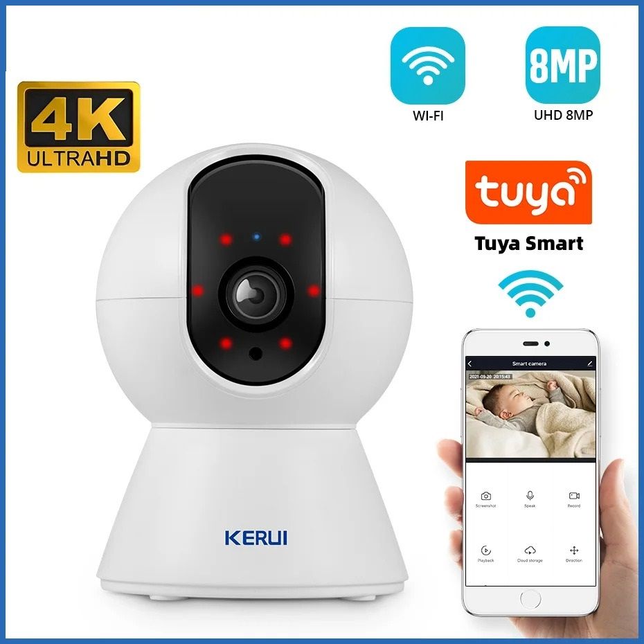 Ultra HD Intelligent Wireless Home Security System 5mp Ip Camera