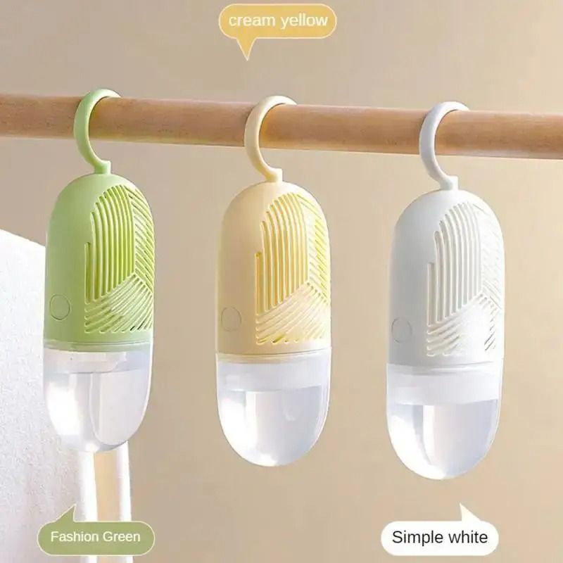 Hanging Wardrobe Dehumidifier Moisture Absorber Anti Mold Closet Protector white