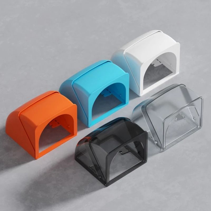 Universal 86 Type Waterproof Socket Cover Splash Proof For Outdoor And Bathroom black