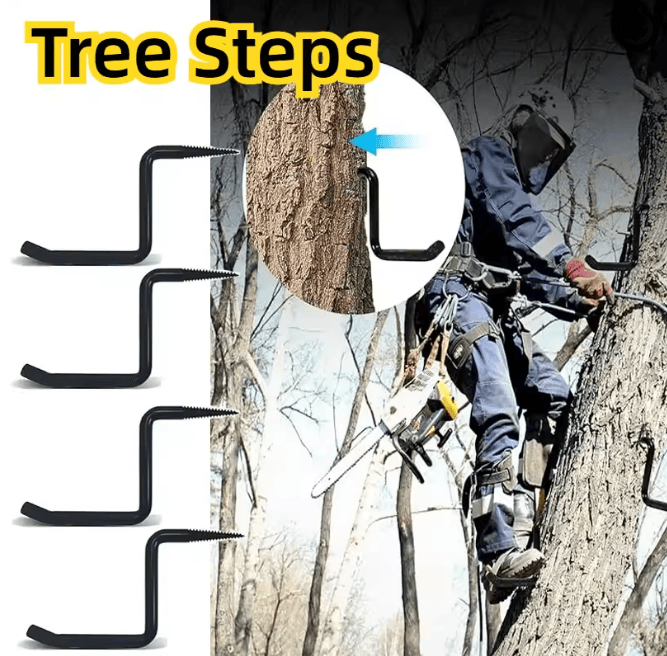 Heavy Duty Screw In Tree Steps For Hunting Tree Stand Climbing h