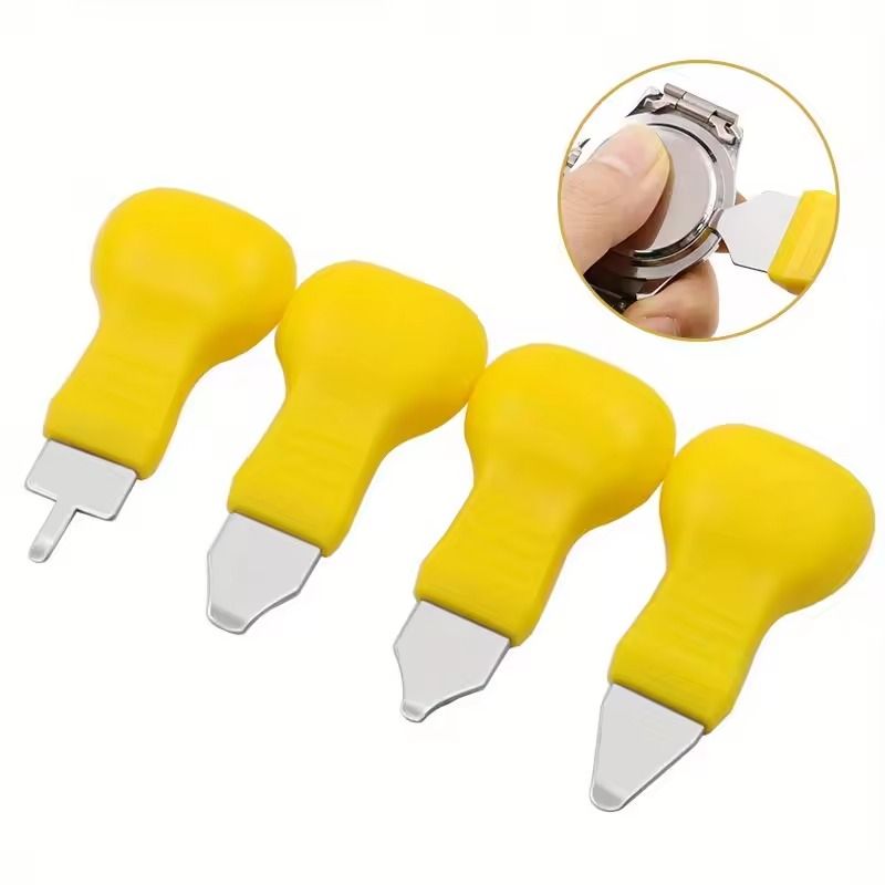 1pc Watch Repair Tool Kit Multi Purpose Yellow Wrench & Clock Movement Lifting Knife 1pc Watch Repair Tool Kit Multi Purpose Yellow Wrench & Clock Movement Lifting Knife