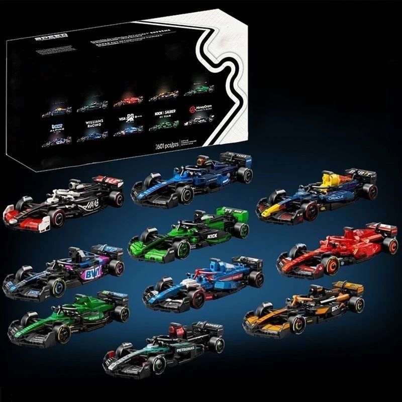 Ultimate Formula 1 Speed Champions Building Set 2601 Piece Collector Racing Car Pack one Variant