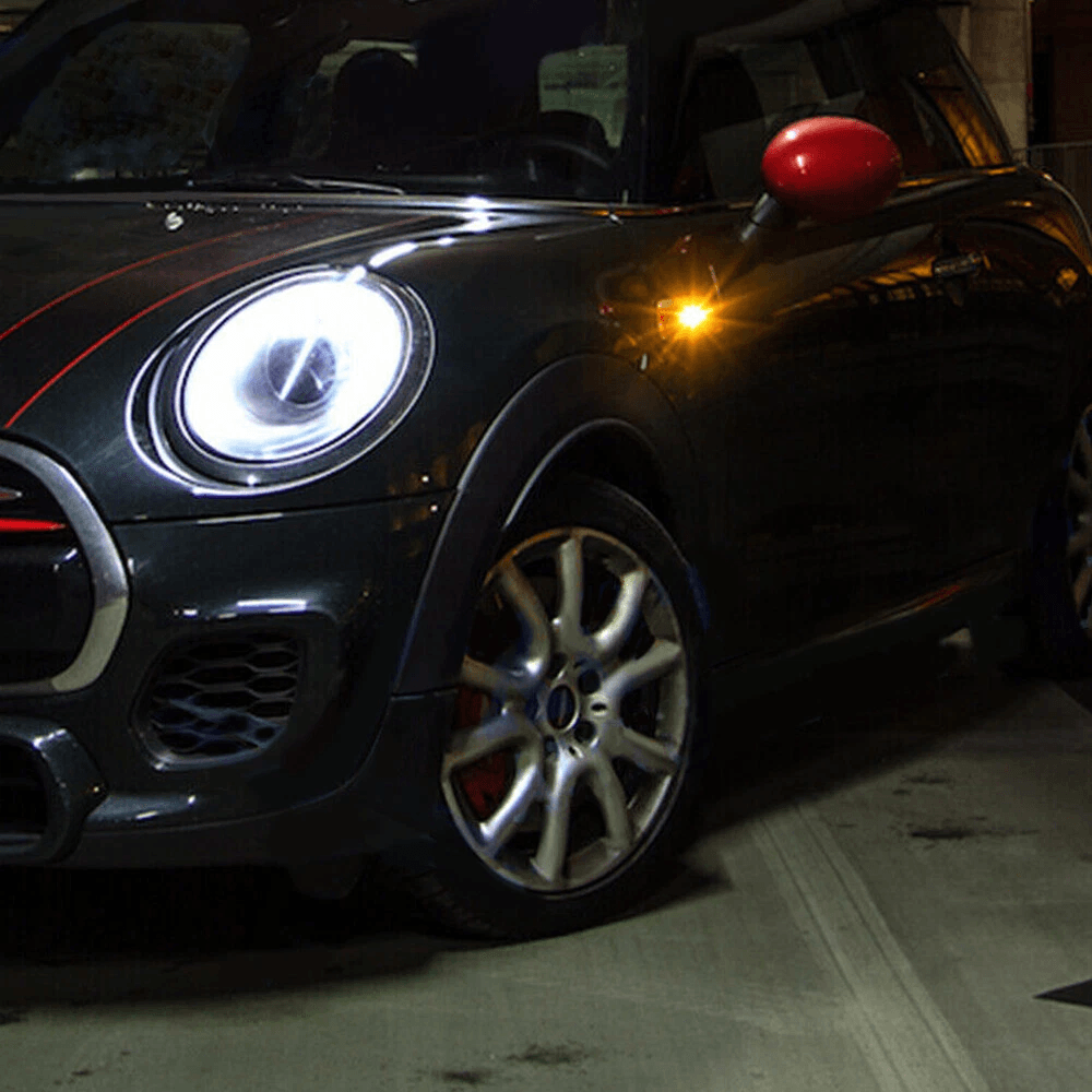 Light Flowing Turn Signal, LED Side Marker Lamp Set, Smoked Shell Side Indicator, Error Free Resistor Light Flowing Turn Signal, LED Side Marker Lamp Set, Smoked Shell Side Indicator, Error Free Resistor