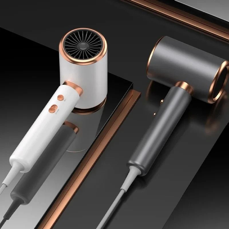 Professional 2000W Negative Ionic Salon Hair Dryer grey