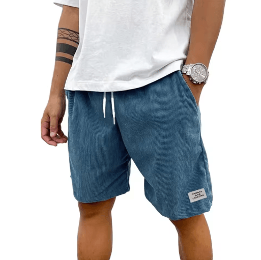Mens Corduroy Casual Shorts Lightweight Summer Sweat Shorts For Streetwear And Beach green xxl